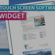 PDF Widget Interactive Multitouch Software