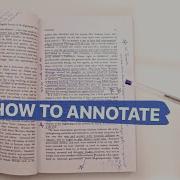 How To Annotate Books