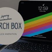 Animated On Click Search Box Using Jquery