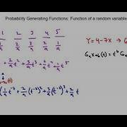 A Level 9231 Further Probability And Statistics Topic 5 Probability Generating Functions 5