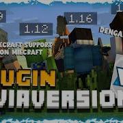 CARA BUAT SERVER MINECRAFT SUPORT SEMUA VERSI MINECRAFT VIAVERSION PLUGIN TUPER 1