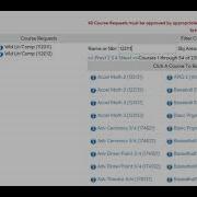 Aeries Course Selection