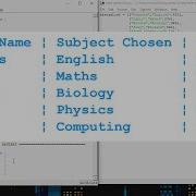 Python Tutorial How To Make Text Based Tables