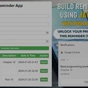 Build Reminder App Using JavaScript With Push Notification To Do List App With Notification Alert