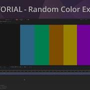 After Effects Tutorial Random Color Expression