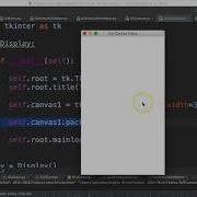 PYTHON 3 TKINTER GUI CANVAS CLASS