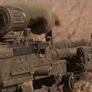 Hot Barrel Change On Machine Gun