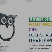 Lecture 17 Font Properties In CSS Learn Web Development In Urdu Hindi