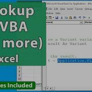 VLOOKUP Using Macros In Excel Worksheet Functions For VBA