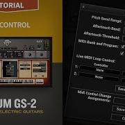 Strum GS 2 Tutorials MIDI Control