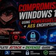 How Hackers Bypass Windows 11 Security Using PowerShell AES Step By Step
