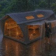 24 Hours Camping In Heavy Rain With My Dog 3 Room Inflatable Tent Sound Of Rain ASMR