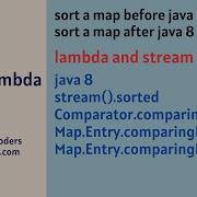 Sort Custom Object Map Before Java 8 After Java 8 Java 8 Stream Interview Question