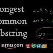 Longest Common Substring Dynamic Programming