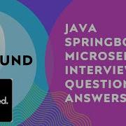 Core Java Java 8 Spring Boot Microservice Interview Questions CGI L1 Round Interview Java