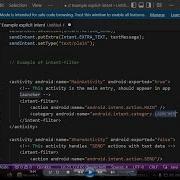 Intents Android Application Pen Testing Course