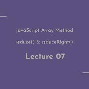 JavaScript Array Reduce ReduceRight Tutorial In Bangla