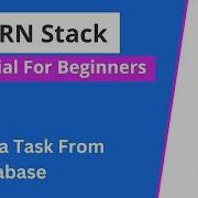MERN Stack Tutorial 13 Get A Task From Database