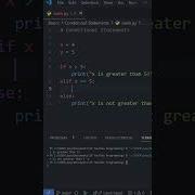 Python Basics CONDITIONAL STATEMENTS If Else In Under A Minute