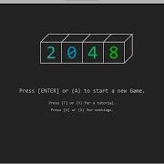 2048 In Python Gameplay
