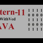 Pattern 11 NUMBER Pattern Program In Java Code With Ved Pattern Program With Logic In Java