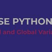 GCSE Computer Science Python 9 Local And Global Variables