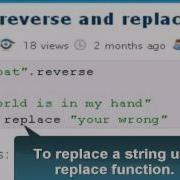 Ruby Tutorial Ruby Reverse And Replace