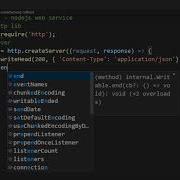 JavaScript Nodejs Web Service