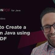 How To Create A PDF In Java Using IronPDF