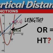 Vertical Distance Grade 11 Functions