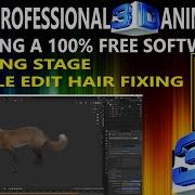 3D MODELING FINISHING STAGE PARTICLE EDIT HAIR FIXING