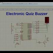 8051 Quiz Buzzer Circuit
