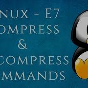 Linux E7 Compressing Decompressing Files Tar Zip Gzip Bzip Tamil