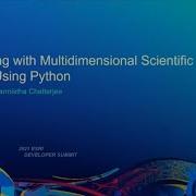 Working With Multidimensional Scientific Data Using Python