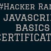 Hacker Rank Javascript Basic Certification