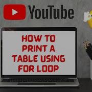 Multiplication Table In Java Using For Loop Ll Java Program For Class Ix And X