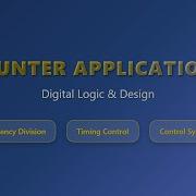 Counter Applications In Digital Logic Frequency Division Timing Control Systems