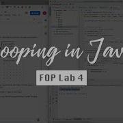 WatchMeSolve Looping Exercises In Java Fundamentals Of Programming FOP Lab 4