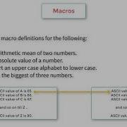 Macros Arithmetic Mean Absolute Value Biggest Of 3 Number And Upper Case To Lower Case C Program
