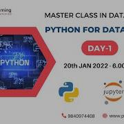Day1 Python For Data Science 30 Days Free Master Class On Data Science Analytics