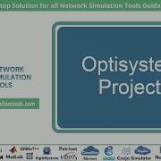 Optisystem Projects Optisystem Project Guidance