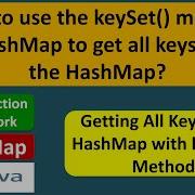 How To Use The KeySet Method Of HashMap To Get All Keys From The HashMap