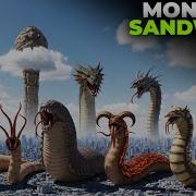 Colossal Worms Size Comparison 3D Monster Sandworm God Worm