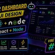 Build User Dashboard UI LMS Dashboard Design React Node Vibe Coding 12