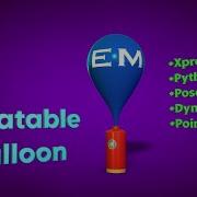 Cinema 4D Multi Tech Tutorial 6 Xpresso Python Dynamics Inflatable Balloon