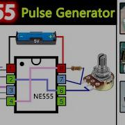 DIY Simple 555 Pulse Generator Circuits NE555 Frequency Adjustable Pulse Square Wave Generator