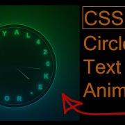CSS Gradient Circle Text Animation Html CSS Royaltutorials354