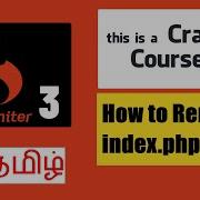 CodeIgniter 3 In Tamil 3 How To Remove Index Php In URL