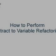 Refactoring In The DVT Eclipse IDE How To Perform Extract To Variable Refactoring