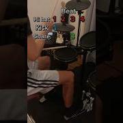 How To Play The Most Basic Drum Beat For Beginners Drum Drumming Beat Basic Beginner Easy